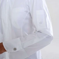 Alles muss raus  Arbeitsjacke mit Stehkragen Stretch Koch Giblor's Paul 20P08G165 Farbe Weiß Größe L