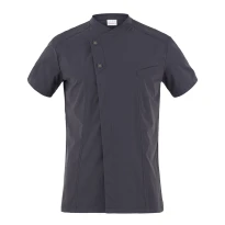 Alles muss raus  Kurzärm Arbeitscoreanischejacke- Koch Giblor's Harry 23P08G217 Farbe Weiß Größe L