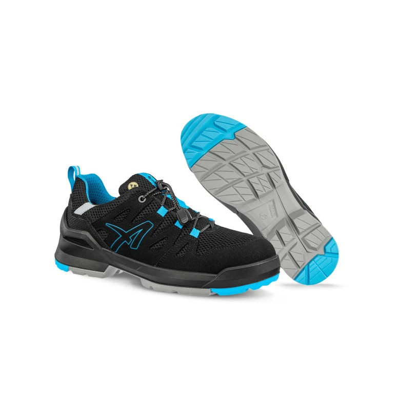 Sicherheitsschuhe Albatros  Fastpack black/blue lowS1PL ESD FO SR 648040