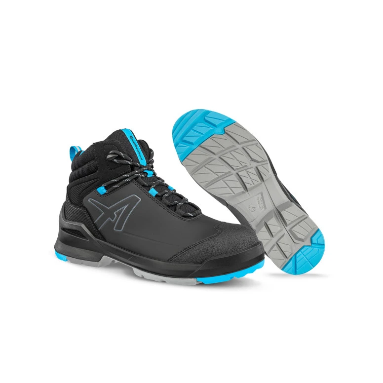 Sicherheitsschuhe Albatros Taraval Black/blu Mid S3L ESD FO SR 638040