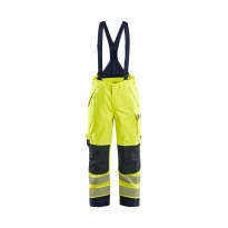 Latzhose Arbeitshose mit hoher Sichtbarkeit mehreren Taschen Blaklader Shell High Vis wasserdicht und flammhemmend 188115323389M