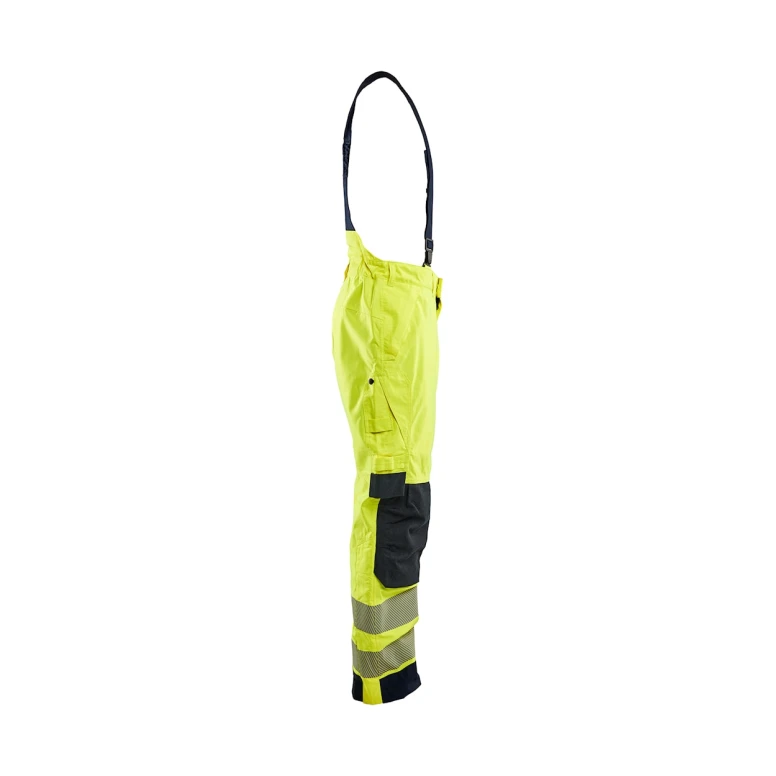 Latzhose Arbeitshose mit hoher Sichtbarkeit mehreren Taschen Blaklader Shell High Vis wasserdicht und flammhemmend 188115323389M