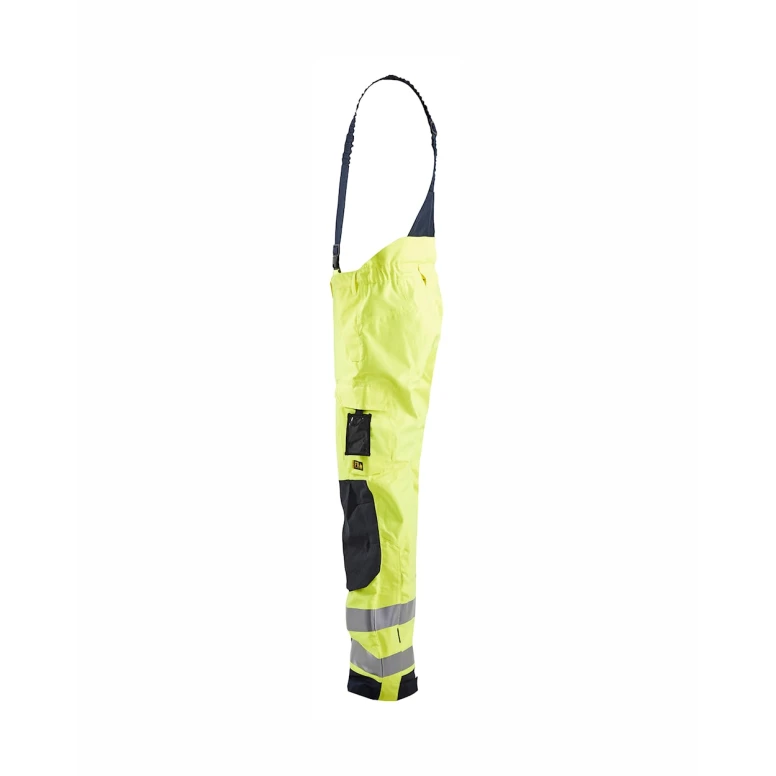 Latzhose Arbeitshose mit hoher Sichtbarkeit mehreren Taschen Blaklader Shell High Vis wasserdicht und flammhemmend 188115323389M