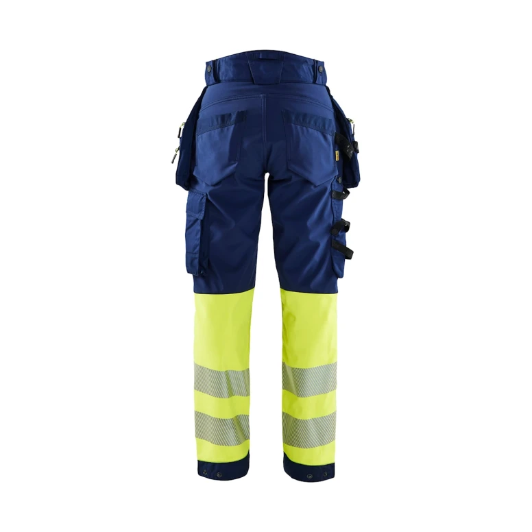 Arbeitshose mit hoher Sichtbarkeit, Stretch, wasserdicht, mit mehreren Taschen Blaklader Softshell Lady 711425138933C42
