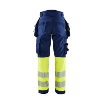 Arbeitshose mit hoher Sichtbarkeit, Stretch, wasserdicht, mit mehreren Taschen Blaklader Softshell Lady 711425138933C42
