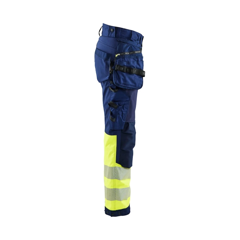 Arbeitshose mit hoher Sichtbarkeit, Stretch, wasserdicht, mit mehreren Taschen Blaklader Softshell Lady 711425138933C42