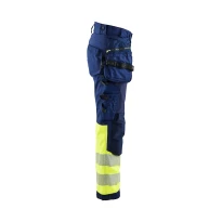 Arbeitshose mit hoher Sichtbarkeit, Stretch, wasserdicht, mit mehreren Taschen Blaklader Softshell Lady 711425138933C42