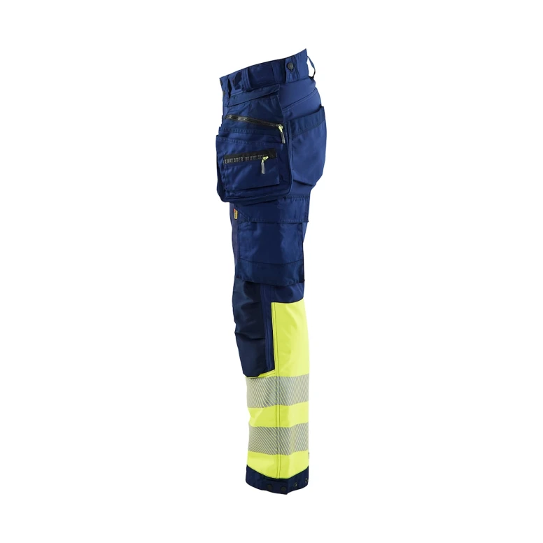 Arbeitshose mit hoher Sichtbarkeit, Stretch, wasserdicht, mit mehreren Taschen Blaklader Softshell Lady 711425138933C42