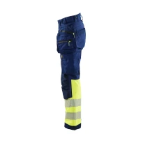 Arbeitshose mit hoher Sichtbarkeit, Stretch, wasserdicht, mit mehreren Taschen Blaklader Softshell Lady 711425138933C42