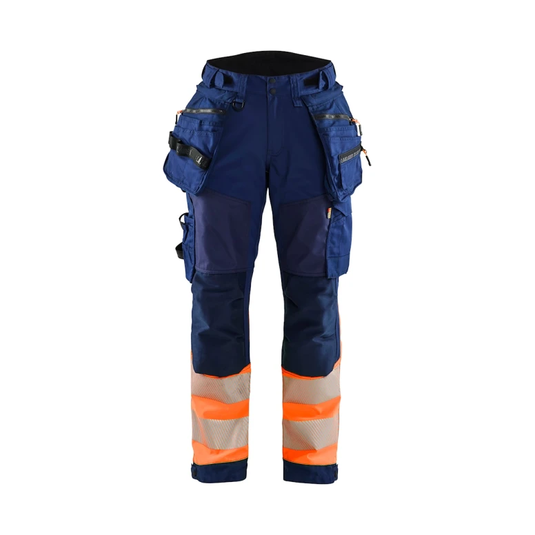 Arbeitshose mit hoher Sichtbarkeit, Stretch, wasserdicht, mit mehreren Taschen Blaklader Softshell Lady 711425138933C42