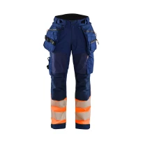 Arbeitshose mit hoher Sichtbarkeit, Stretch, wasserdicht, mit mehreren Taschen Blaklader Softshell Lady 711425138933C42