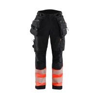 Arbeitshose mit hoher Sichtbarkeit, Stretch, wasserdicht, mit mehreren Taschen Blaklader Softshell Lady 711425138933C42