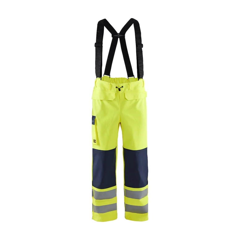 Arbeitshose mit hoher Sichtbarkeit multitaschen und wasserdicht von Blaklader feuerfest Level 2 131320223389L