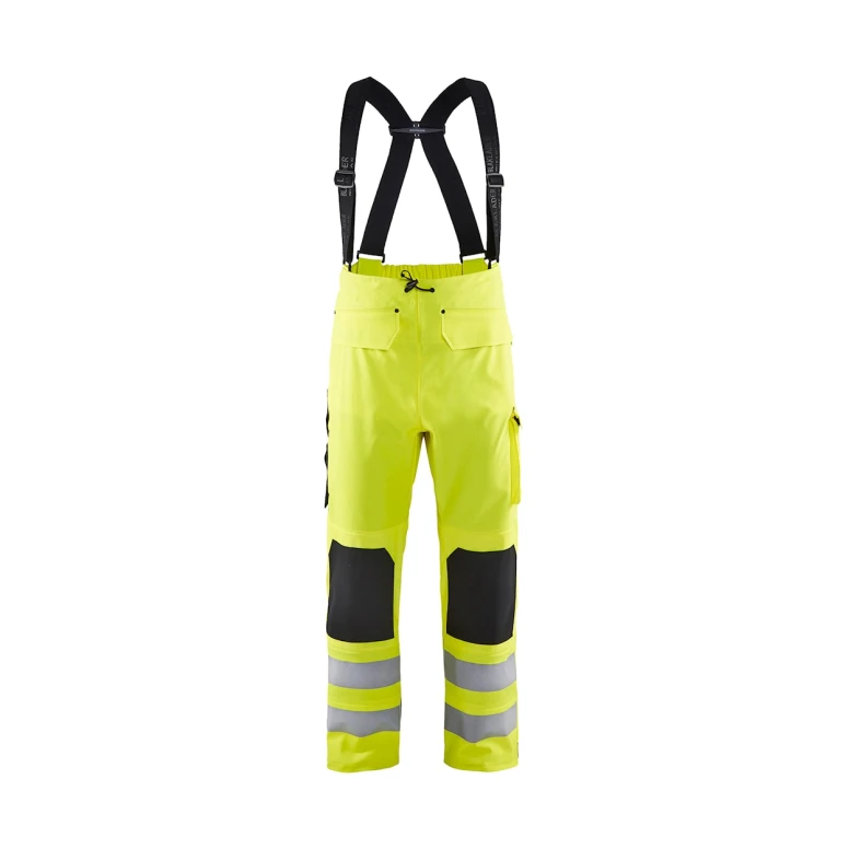 Arbeitshose hohe sichtbarkeit Mehrtaschen Wasserdicht Blaklader High Vis Level 2 130220033300L
