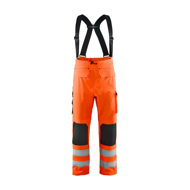 Arbeitshose hohe sichtbarkeit Mehrtaschen Wasserdicht Blaklader High Vis Level 2 130220033300L