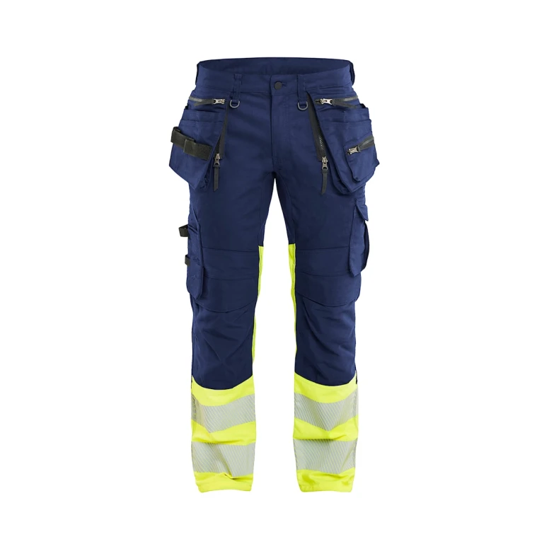 Arbeitshose hohe Sichtbarkeit Mehrfachtaschen Stretch Blaklader High VIS 113011498933C50