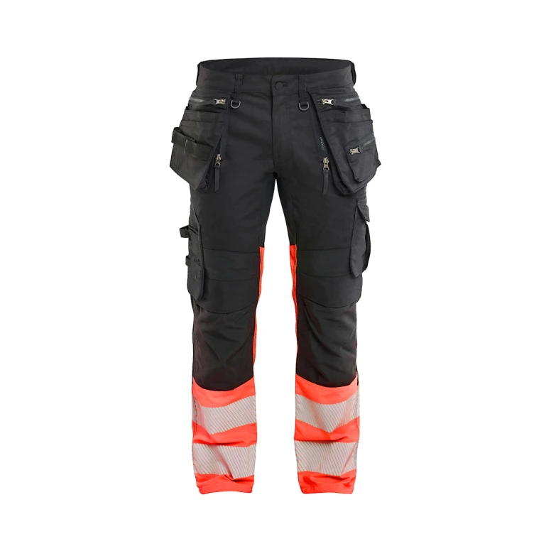 Arbeitshose hohe Sichtbarkeit Mehrfachtaschen Stretch Blaklader High VIS 113011498933C50