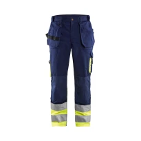 Hochsichtbare Multitaschen-Arbeitsbundhose Blaklader High VIS 100% Baumwolle 112516489933C50