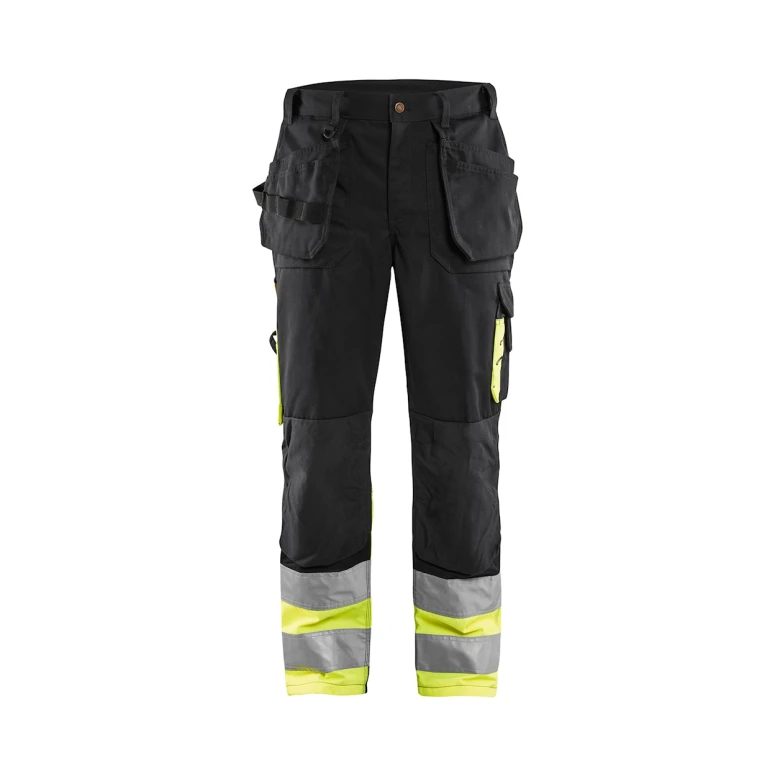 Hochsichtbare Multitaschen-Arbeitsbundhose Blaklader High VIS 100% Baumwolle 112516489933C50