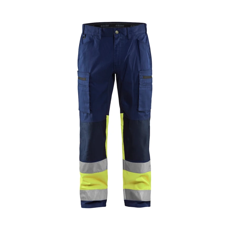 Arbeitshose Blaklader High VIS Stretch Mehrtaschen 155118118933C50