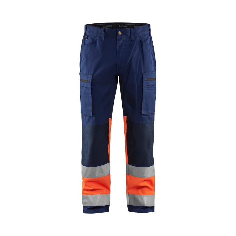 Arbeitshose Blaklader High VIS Stretch Mehrtaschen 155118118933C50