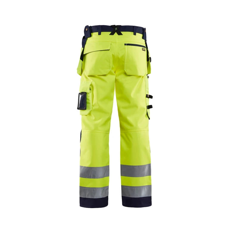 Arbeitshose Multi-Pocket Softshell hohe Sichtbarkeit Blaklader Hig Vis Craftsman 156725173389C50