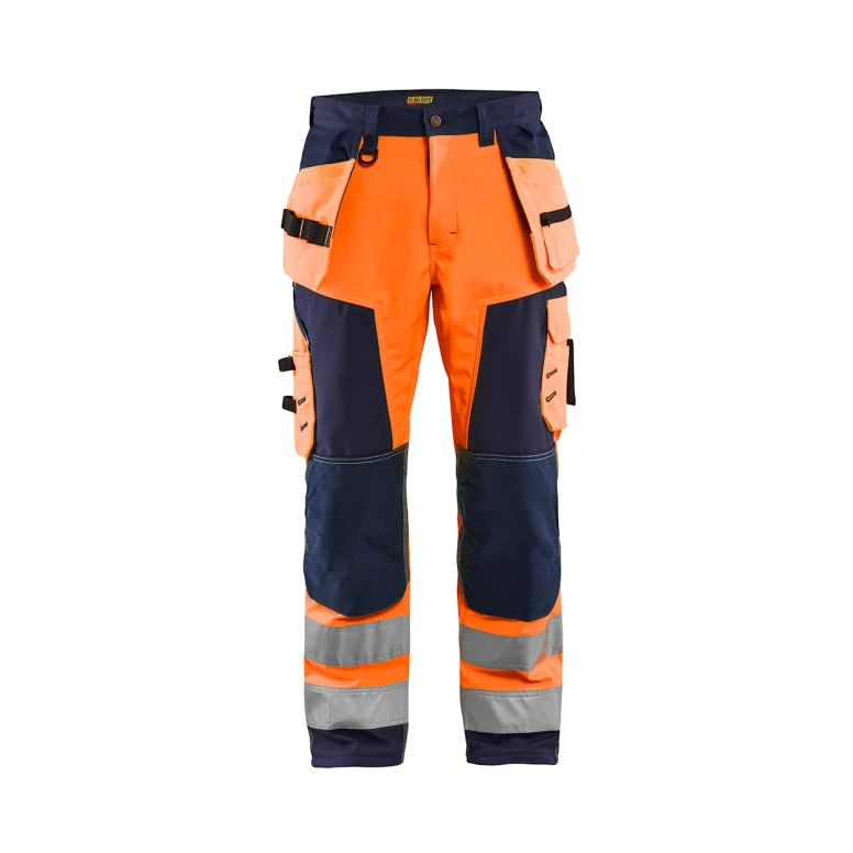 Arbeitshose Multi-Pocket Softshell hohe Sichtbarkeit Blaklader Hig Vis Craftsman 156725173389C50