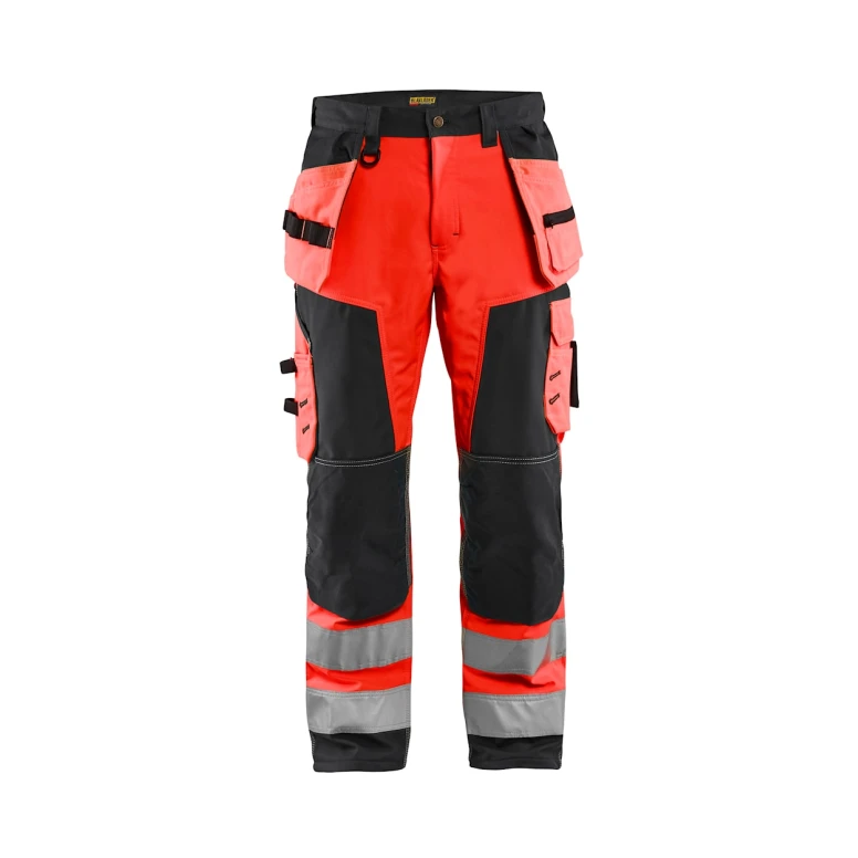 Arbeitshose Multi-Pocket Softshell hohe Sichtbarkeit Blaklader Hig Vis Craftsman 156725173389C50