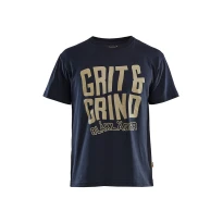 T-Shirt Kurzarm Arbeit 100 % Baumwolle Blaklader Grit and Grind 942110428600L