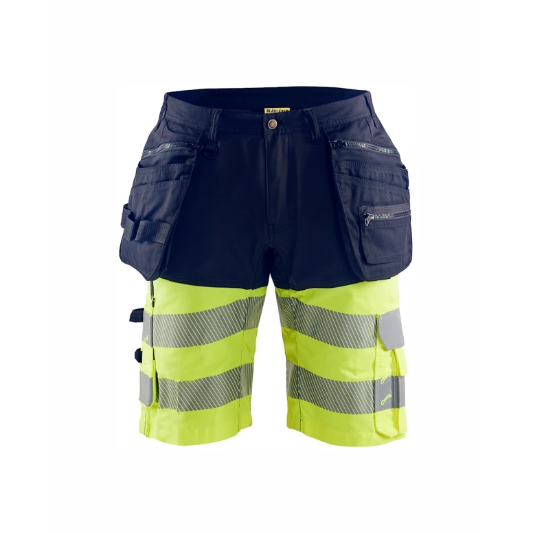 Arbeitsshorts Blaklader High VIS Stretch mit mehreren Taschen 159618118933C50