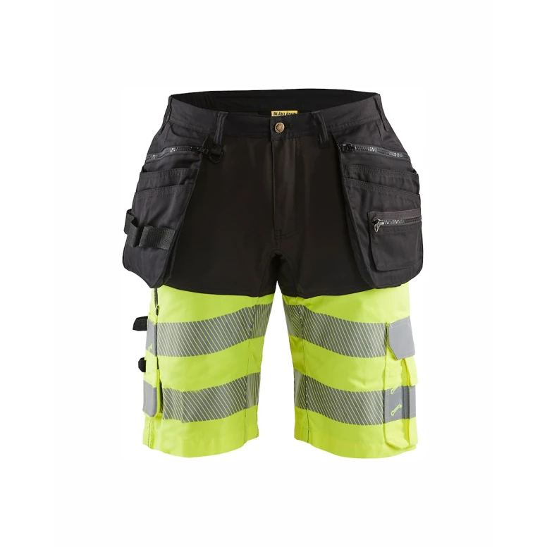 Arbeitsshorts Blaklader High VIS Stretch mit mehreren Taschen 159618118933C50