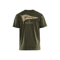 T-Shirt Kurzarm aus 100 % Baumwolle Blaklader Grit Flag 942010428600L