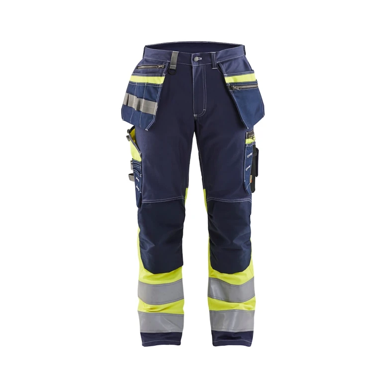 Arbeitshose mit hoher Sichtbarkeit mehrere Taschen Stretch Blaklader High VIS 179413708833C50