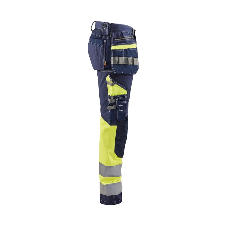 Arbeitshose mit hoher Sichtbarkeit mehrere Taschen Stretch Blaklader High VIS 179413708833C50