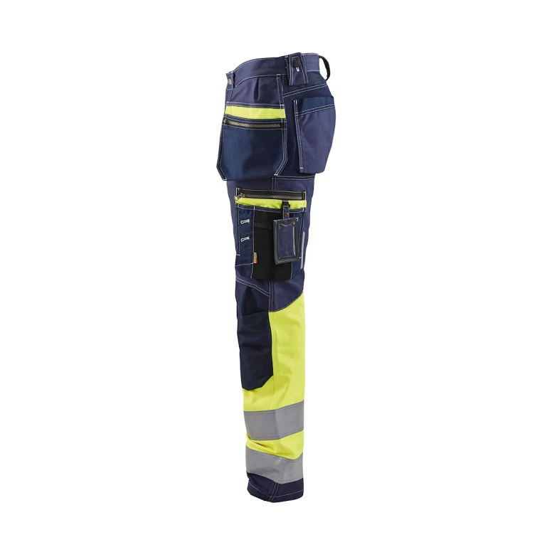 Arbeitshose mit hoher Sichtbarkeit mehrere Taschen Stretch Blaklader High VIS 179413708833C50