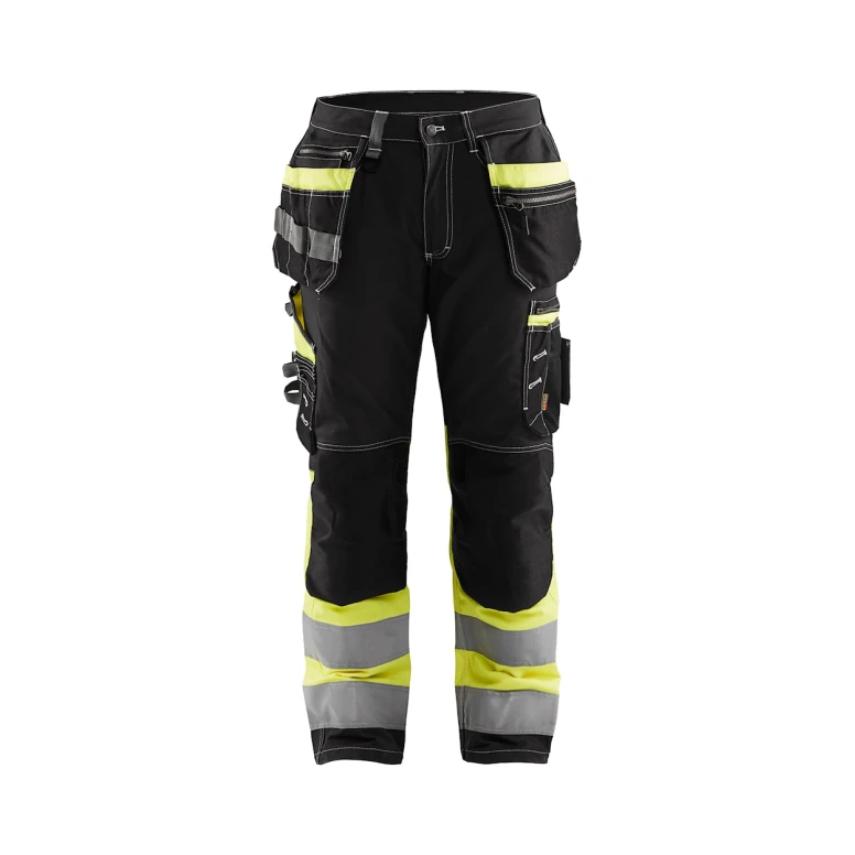 Arbeitshose mit hoher Sichtbarkeit mehrere Taschen Stretch Blaklader High VIS 179413708833C50