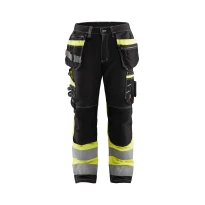 Arbeitshose mit hoher Sichtbarkeit mehrere Taschen Stretch Blaklader High VIS 179413708833C50