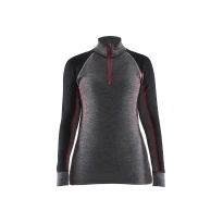 Thermo-Arbeits-Shirt mit langen Ärmeln und Reißverschluss Blaklader X Warm Lady 729917369699L