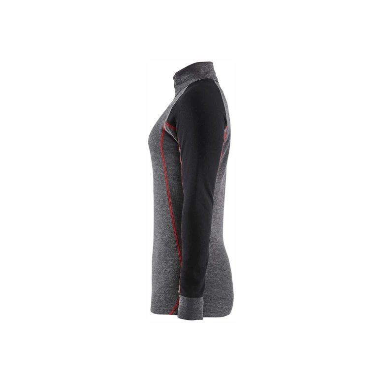 Thermo-Arbeits-Shirt mit langen Ärmeln und Reißverschluss Blaklader X Warm Lady 729917369699L