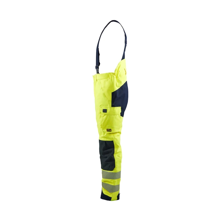 Schutzlatzhose mit hoher Sichtbarkeit wasserdicht und multitaschen flammhemmend von Blaklader 181715343389M