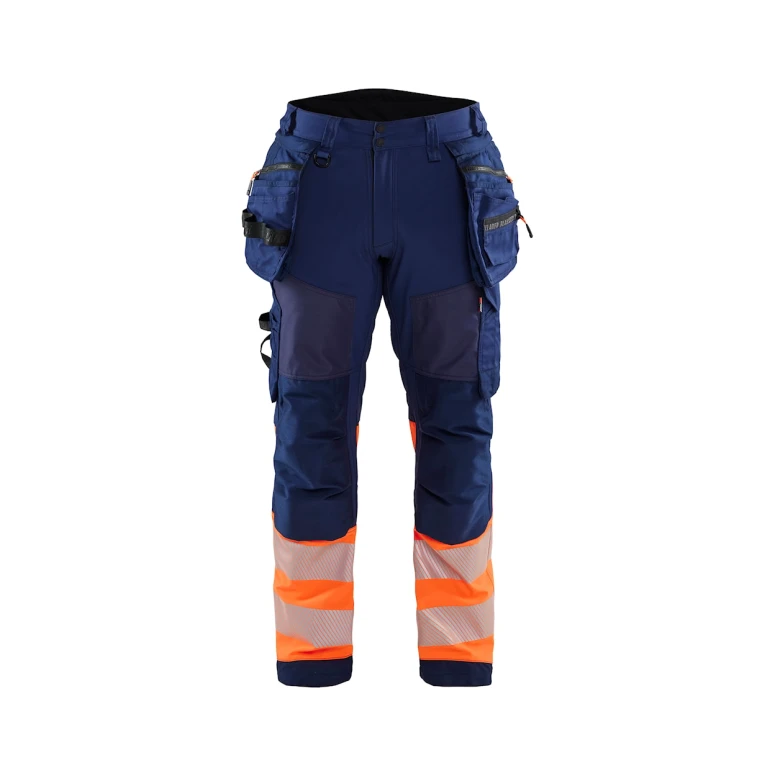 Arbeitsstretchhose mit hoher Sichtbarkeit, wasserdicht, mit mehreren Taschen Blaklader Softshell 182125138933C50