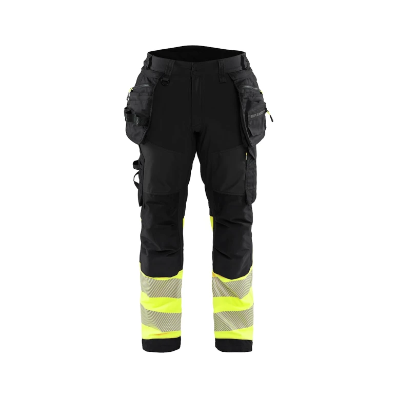 Arbeitsstretchhose mit hoher Sichtbarkeit, wasserdicht, mit mehreren Taschen Blaklader Softshell 182125138933C50