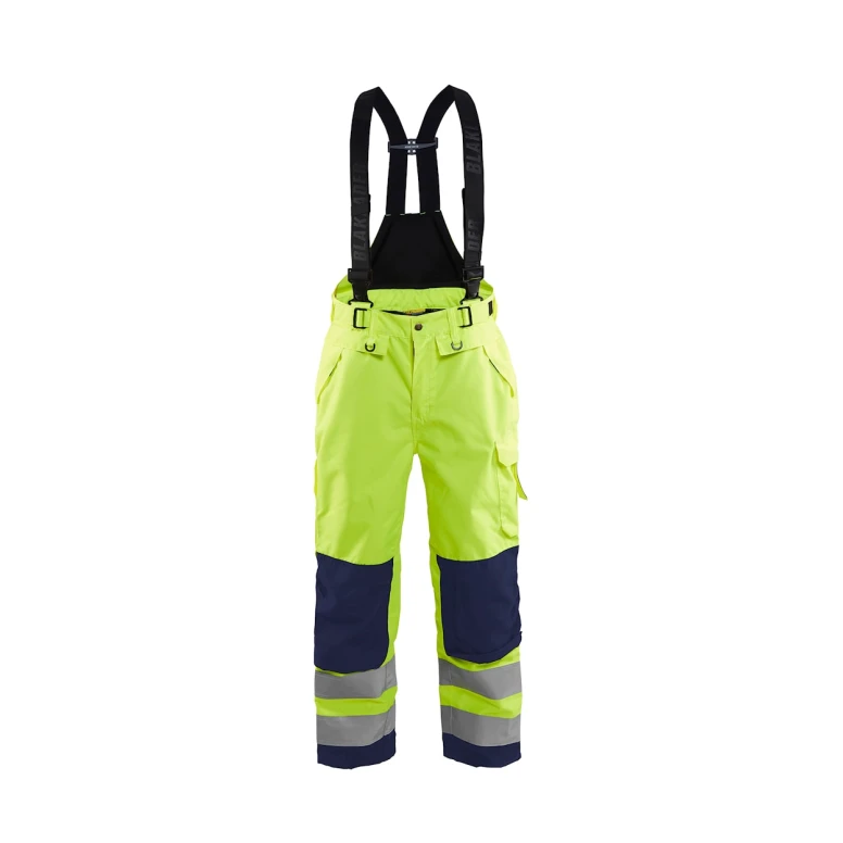 Latzhose Arbeitshose mit hoher Sichtbarkeit mehreren Taschen wasserdicht von Blaklader High Vis 186719773389C50