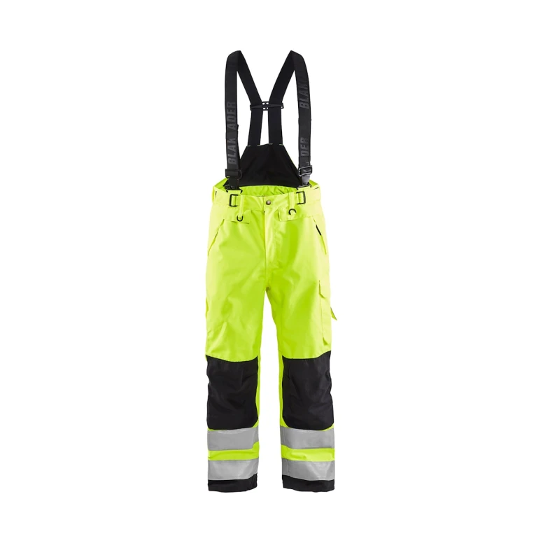 Latzhose Arbeitshose mit hoher Sichtbarkeit mehreren Taschen wasserdicht von Blaklader High Vis 186719773389C50