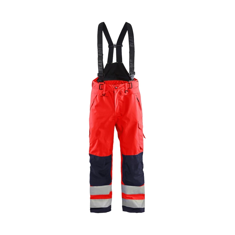 Latzhose Arbeitshose mit hoher Sichtbarkeit mehreren Taschen wasserdicht von Blaklader High Vis 186719775599C50