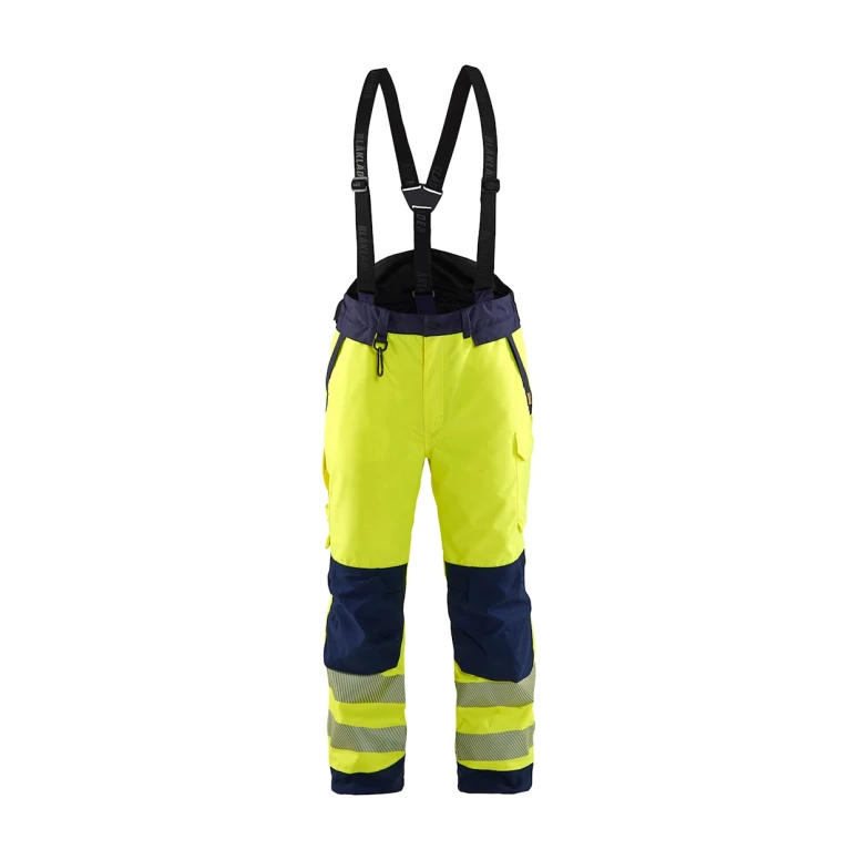 Latzhose Arbeitshose mit hoher Sichtbarkeit mehreren Taschen wasserdicht von Blaklader High Vis Winter 187519773389M