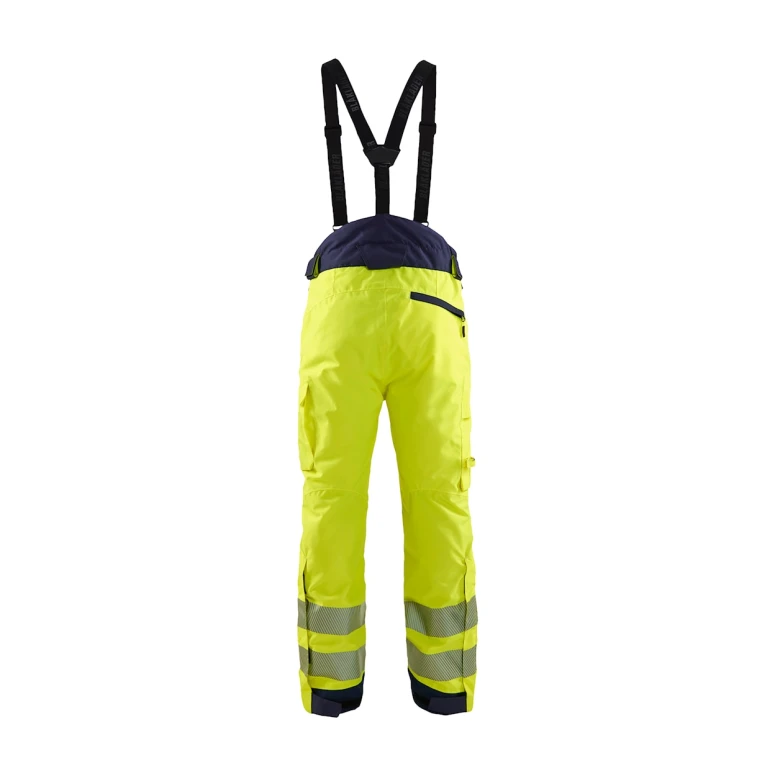 Latzhose Arbeitshose mit hoher Sichtbarkeit mehreren Taschen wasserdicht von Blaklader High Vis Winter 187519773389M