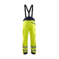 Latzhose Arbeitshose mit hoher Sichtbarkeit mehreren Taschen wasserdicht von Blaklader High Vis Winter 187519773389M
