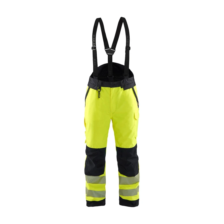 Latzhose Arbeitshose mit hoher Sichtbarkeit mehreren Taschen wasserdicht von Blaklader High Vis Winter 187519773389M