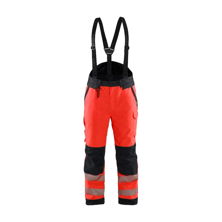 Latzhose Arbeitshose mit hoher Sichtbarkeit mehreren Taschen wasserdicht von Blaklader High Vis Winter 187519773389M